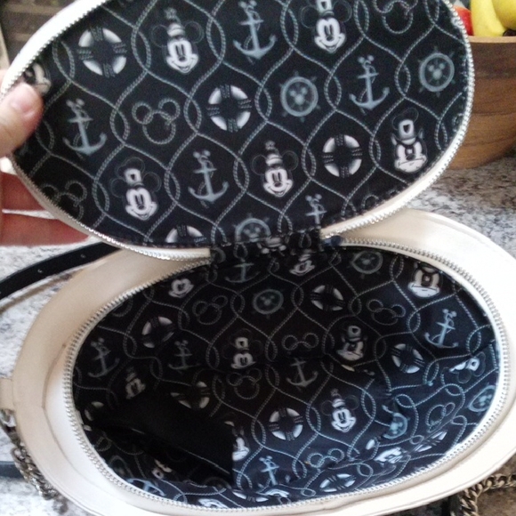 Disney Nautical Black and White Crossbody Bag - Picture 5 of 9